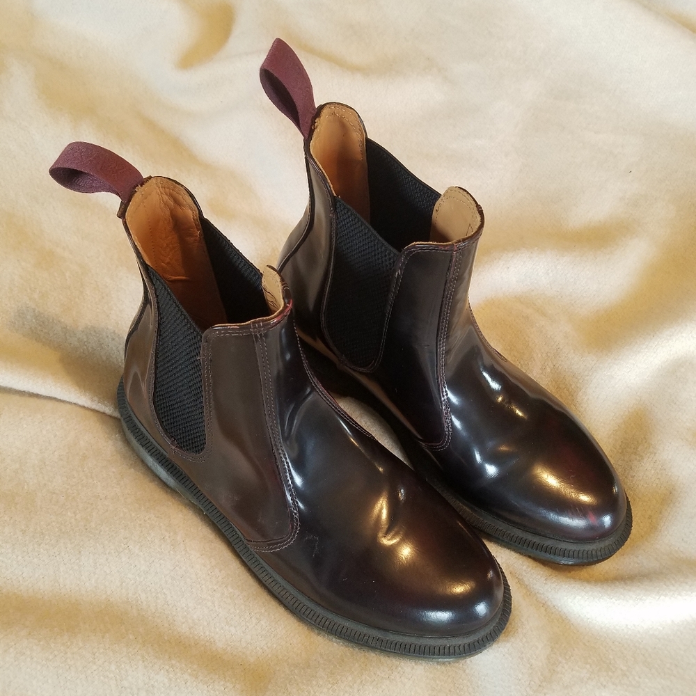 Dr. Marten’s Flora Chelsea Boot Cherry Red Arcadia